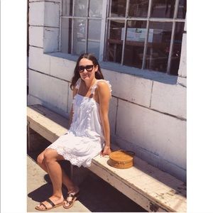 Tularosa White Lace Eyelet Dress Sz XS